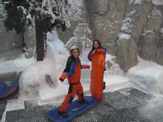 Dubai Ski Lua e Bella2